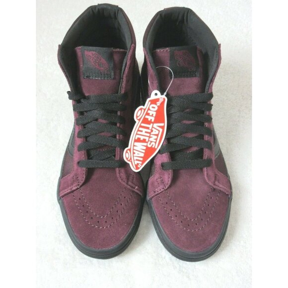 COPY - Vans Womens Sk8-Hi Reissue Metallic Twill Port Royale Red Suede Shoes 6.… - Picture 3 of 5